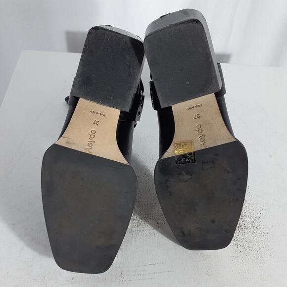 Aeyde Wayne Ring-Detailed Leather Boots Size 7 - Picture 6 of 7